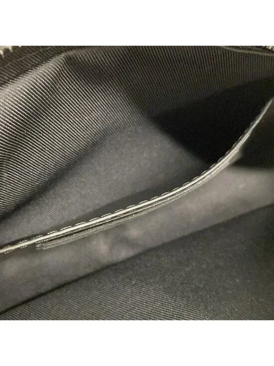 Louis Vuitton Clutch Taurillon Monogram Pochette Volga Noir Black Leather - Picture 14 of 15